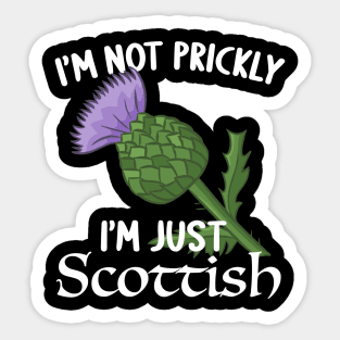 Scottish Pride Thistle Flower Sticker